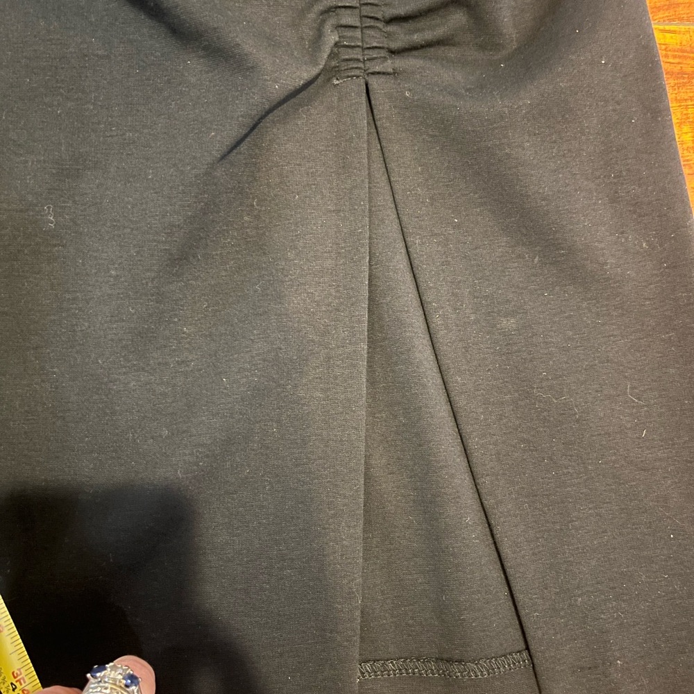 NWT Boden midi column dress black cotton blend long sleeve 6p petite LBD office - Picture 10 of 14